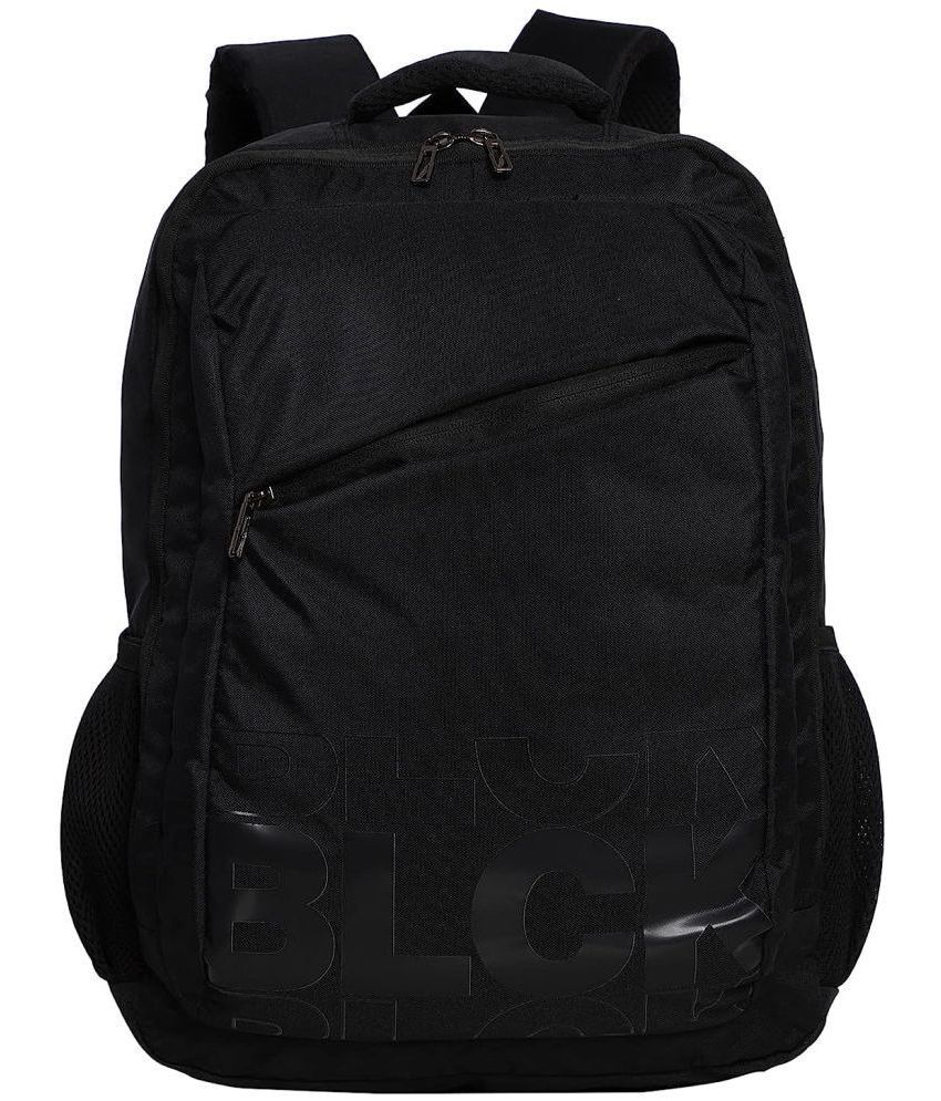    			Elegant - Black Polyester Backpack ( 30 Ltrs )