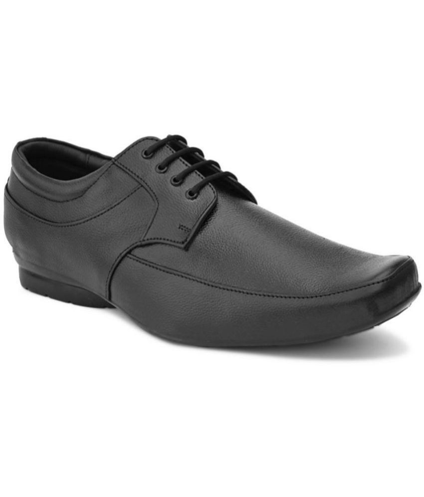     			Enrich Field - Black Men's Derby Formal Shoes