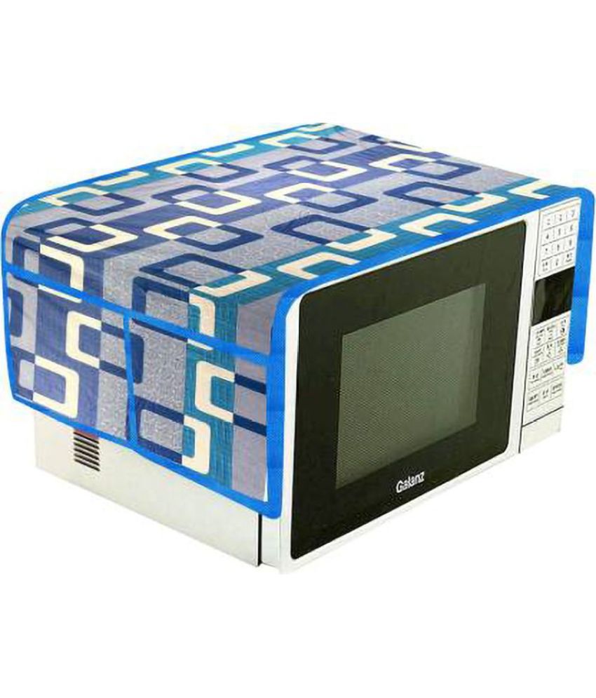     			Single Polyester Blue Microwave Oven Cover - 20-22L