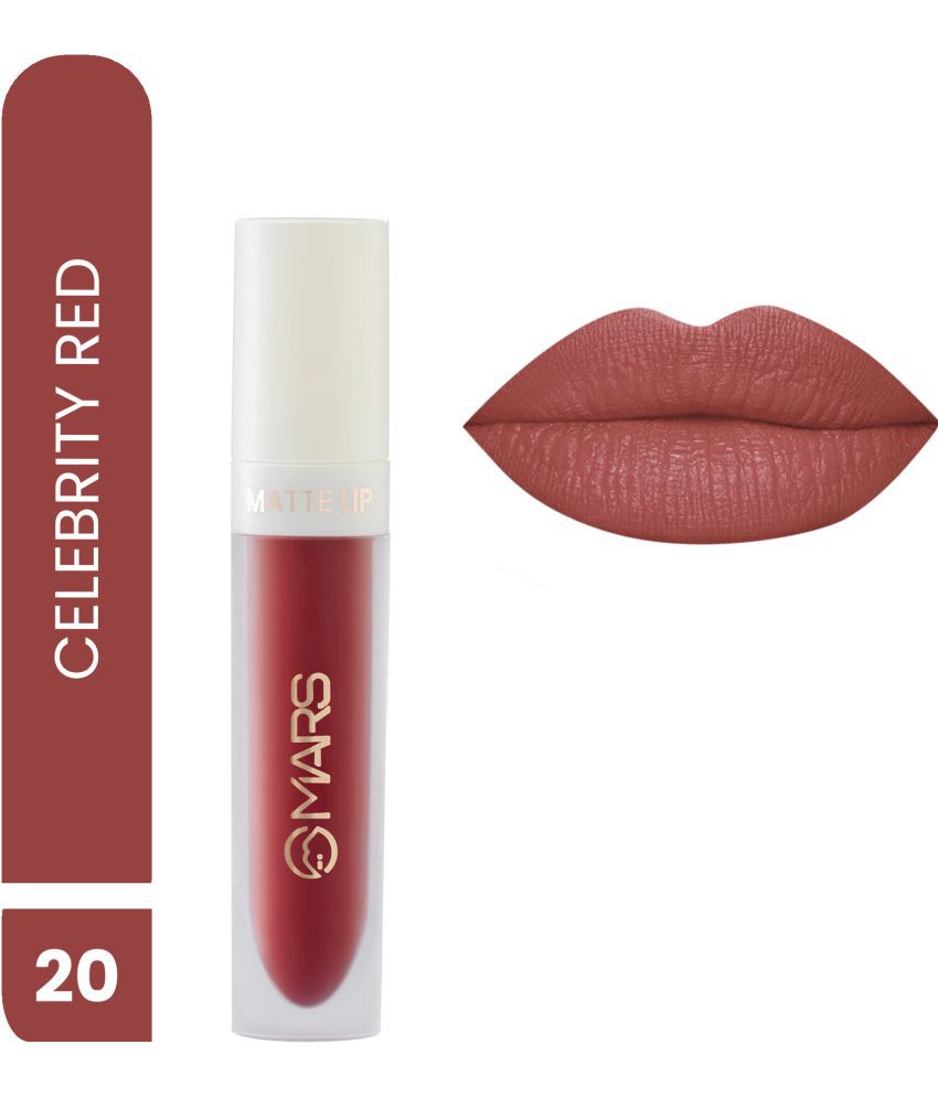     			MARS - Blood Red Glossy Lipstick 4.5