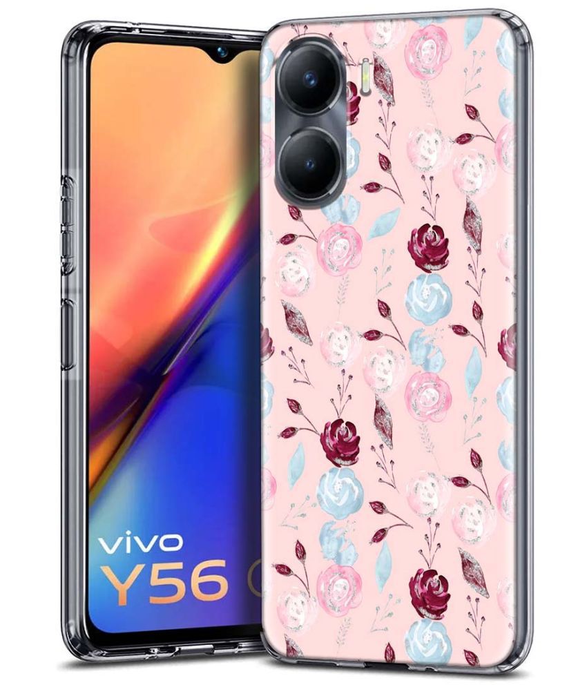     			NBOX - Multicolor Printed Back Cover Silicon Compatible For Vivo Y56 ( Pack of 1 )