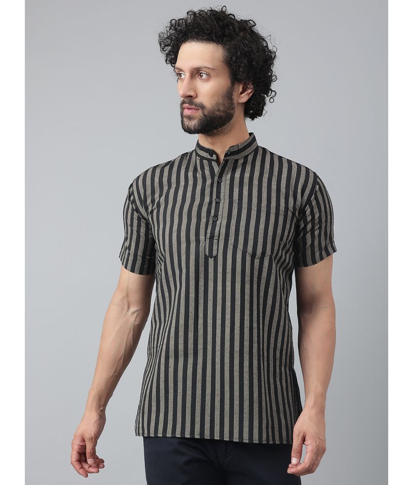     			RIAG - Black Cotton Blend Regular Fit Men's Casual Shirt ( Pack of 1 )