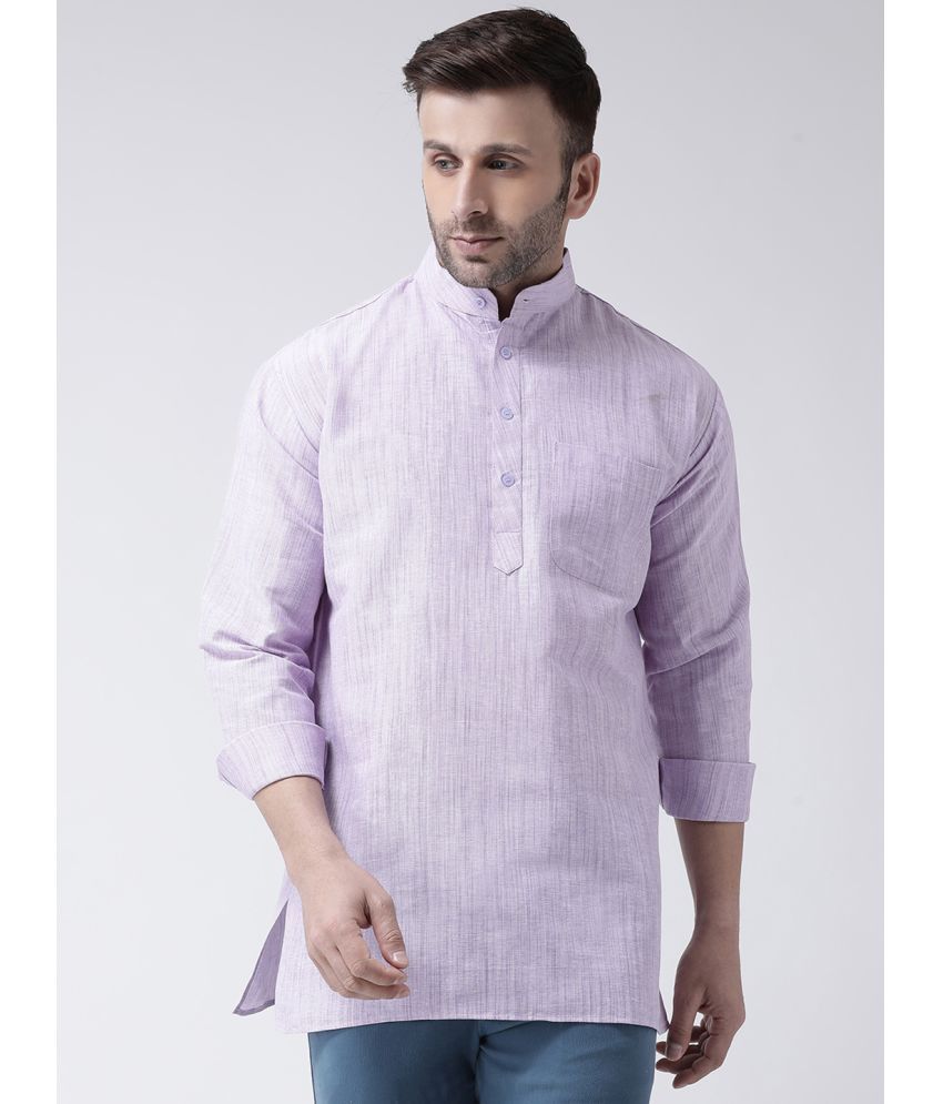     			RIAG - Purple Cotton Blend Regular Fit Men's Casual Shirt ( Pack of 1 )