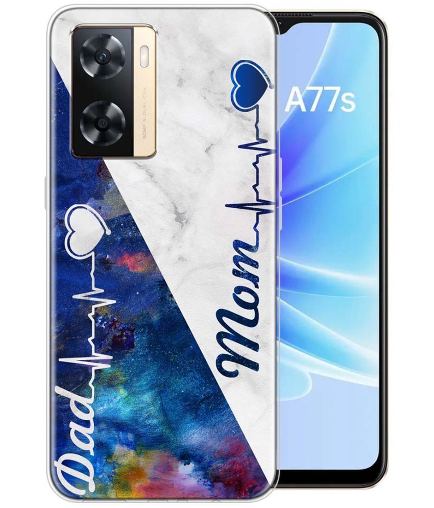     			NBOX - Multicolor Printed Back Cover Silicon Compatible For Oppo A77S ( Pack of 1 )