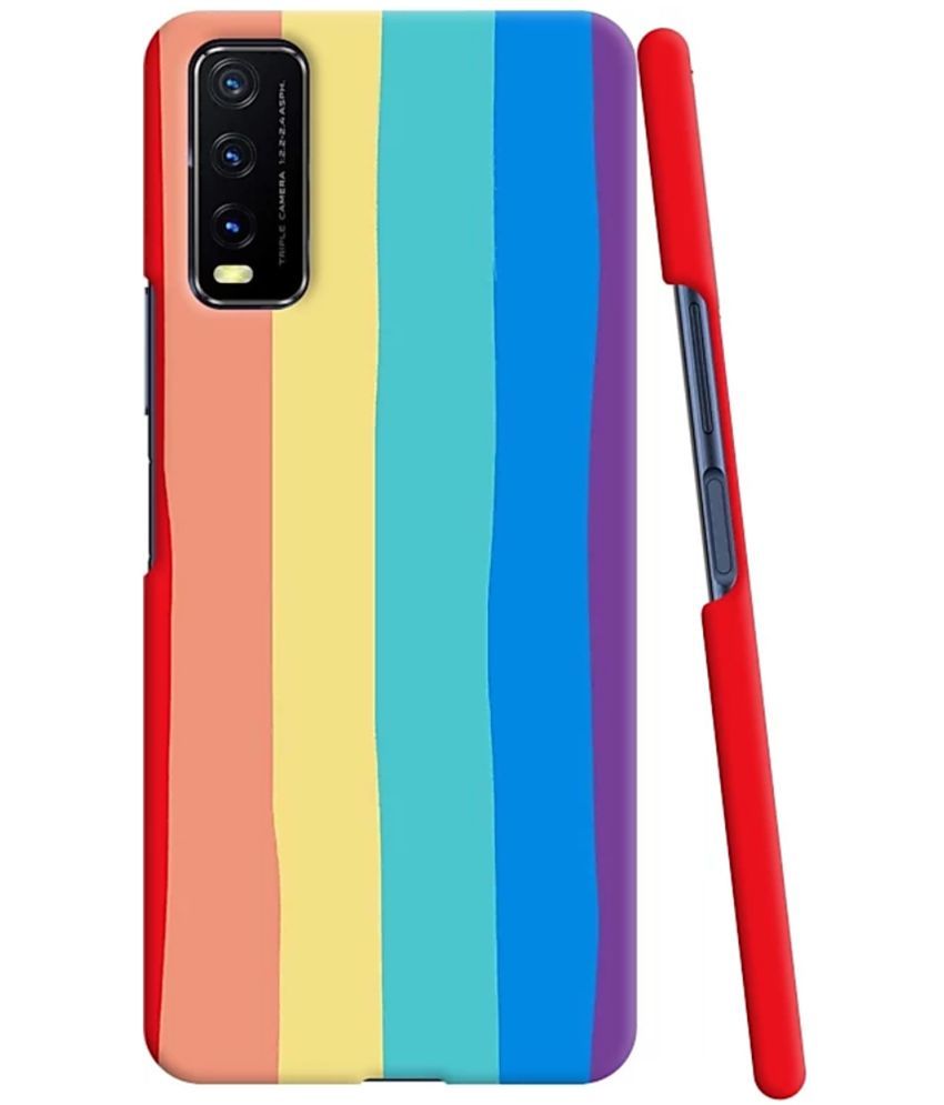     			T4U THINGS4U - Multicolor Printed Back Cover Polycarbonate Compatible For Vivo y20t ( Pack of 1 )