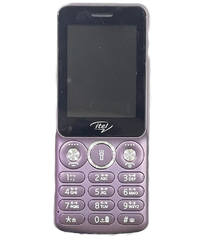     			itel MUZIK-430 Dual SIM Feature Phone Platinum SilverPurple