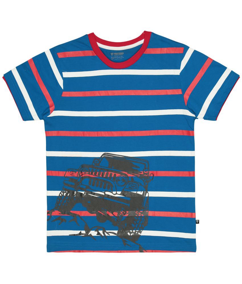     			Bodycare - Royal Blue Cotton Boy's T-Shirt ( Pack of 1 )