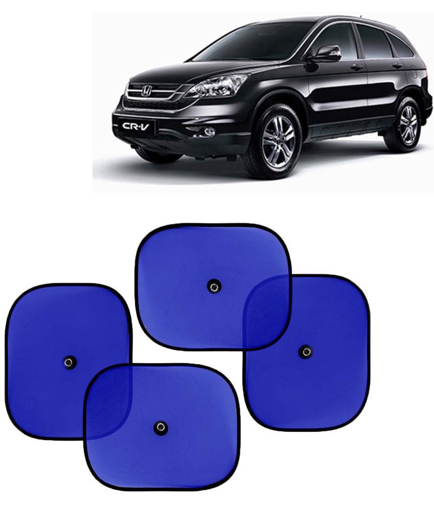     			Kingsway Car Window Curtain Sticky Sun Shades for Honda CRV, 2007 - 2011 Model, Universal Fit Sunshades for Side Window, Rear Window, Color : Blue, 4 Pieces