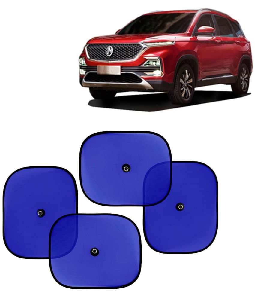     			Kingsway Car Window Curtain Sticky Sun Shades for Morris Garages (MG) Hector, 2019 - 2022 Model, Universal Fit Sunshades for Side Window, Rear Window, Color : Blue, 4 Pieces