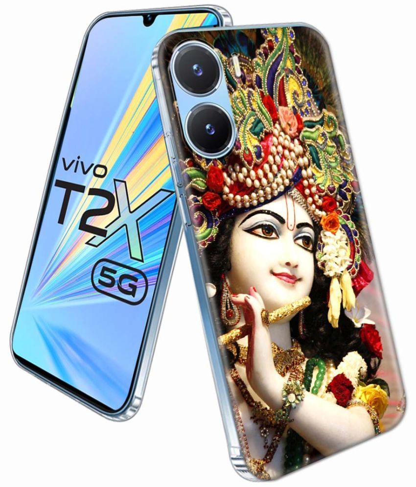     			NBOX - Multicolor Printed Back Cover Silicon Compatible For Vivo T2x 5G ( Pack of 1 )