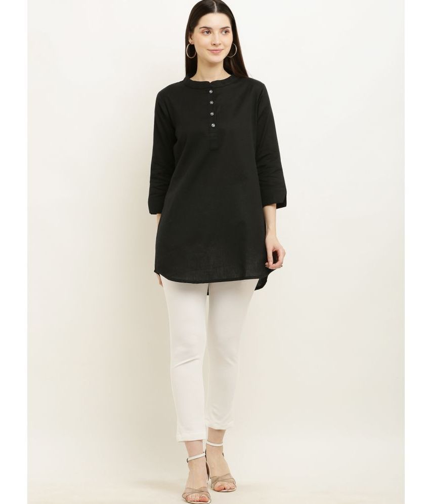     			Pret By Kefi - Black Cotton Women's Tunic ( Pack of 1 )