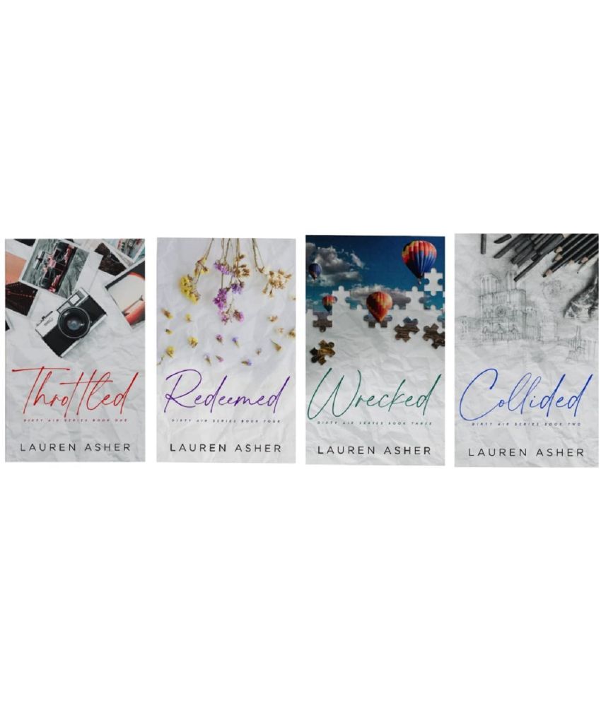     			Bestseller Combo Series Collided and Redeemed + Throttled + Wrecked ( 4 Book Set) by Lauren Asher | 1 January 2020 Paperback – Box set, 1 January 2020