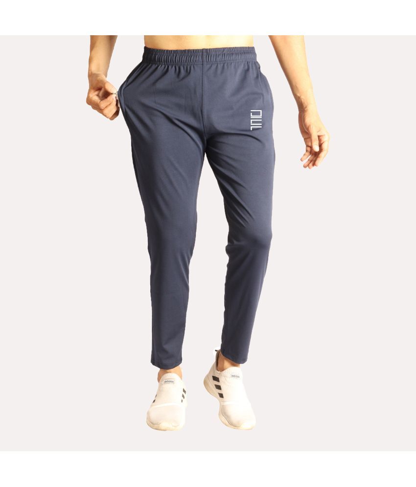     			DAFABFIT - Navy Blue Polyester Men's Trackpants ( Pack of 1 )