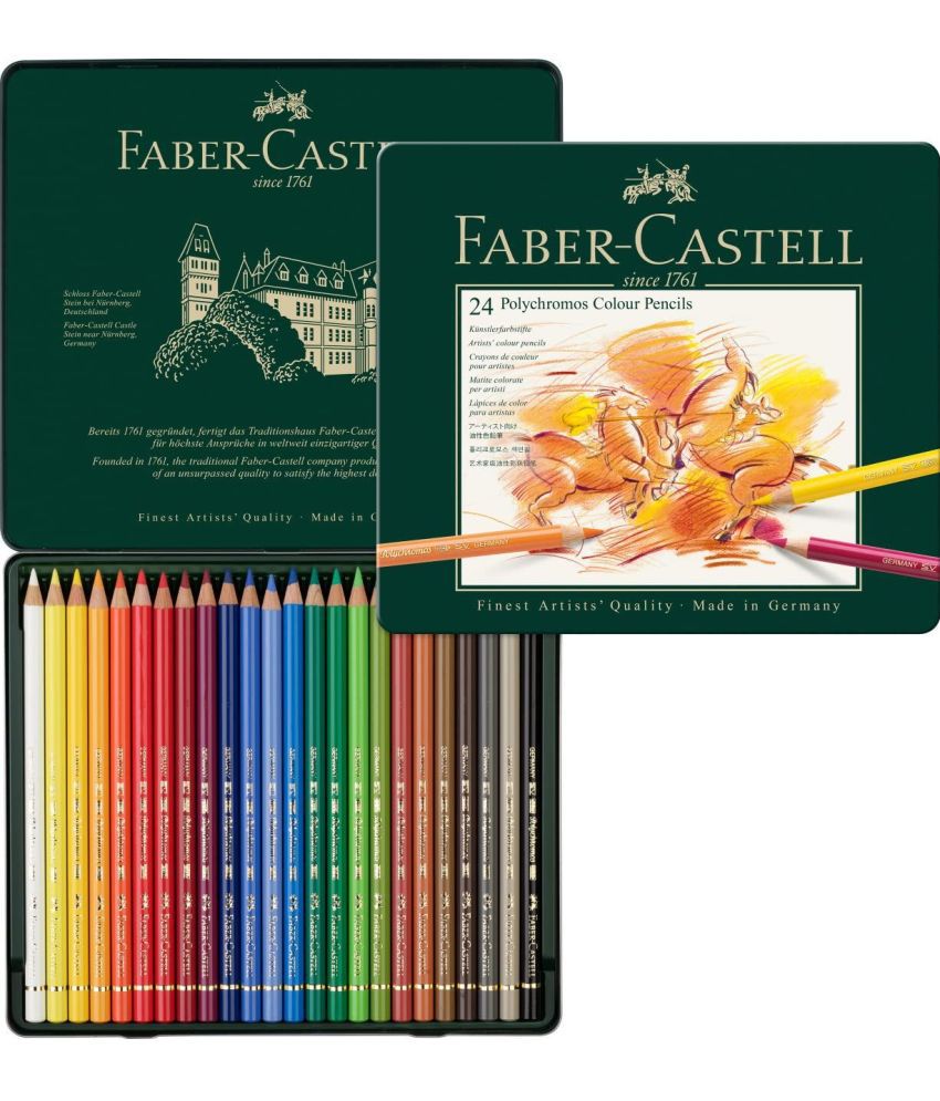     			Faber-Castell Polychromos Color Pencil Set - Pack of 24