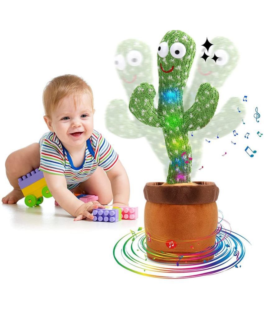     			MCK Traders Toy Talking Cactus Baby Toys for Kids Dancing Cactus Toys Can Sing Wriggle & Singing Recording Repeat What You Say Funny Education Toys for Children Playing Home Decor Items for KidsÃ¢ÂÂ¦