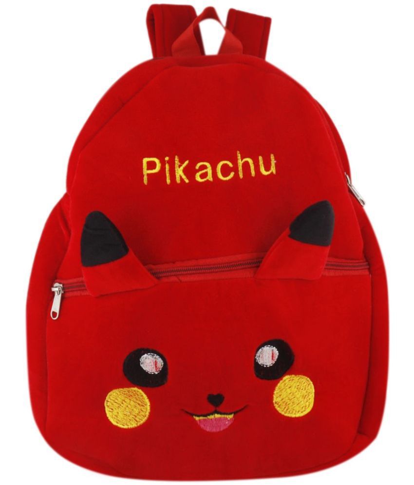     			S S Impex - Red Fabric Backpack For Kids