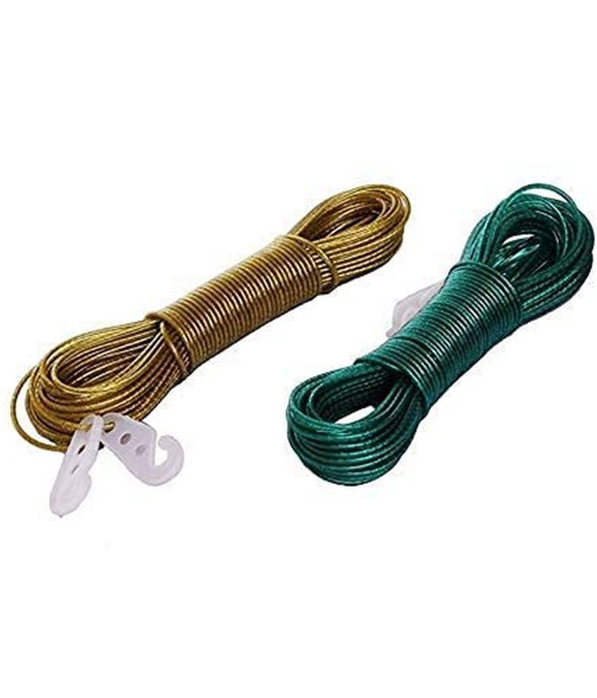     			20 Meter Cloth Hanging Rope For Drying Clothes PVC Coated Polypropylene, Stainless Steel Clothesline