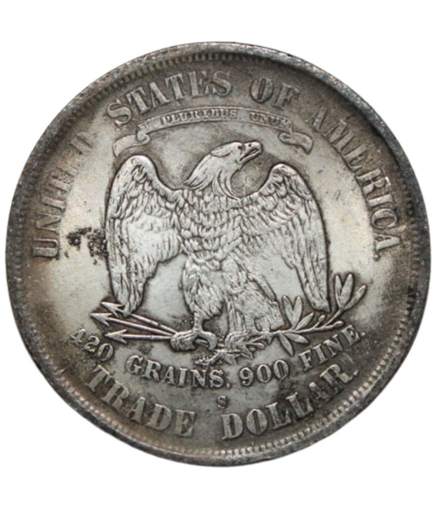     			CoinView - ⭐Trade Dollar (1791) ⭐United States of America ⭐German Silver Very Rare 1 Coin⭐ Numismatic Coins