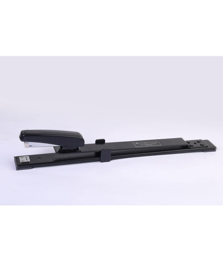     			Kangaro Desk Essentials DS-45L All Metal Half Strip, Black, Set of 1 Stapler