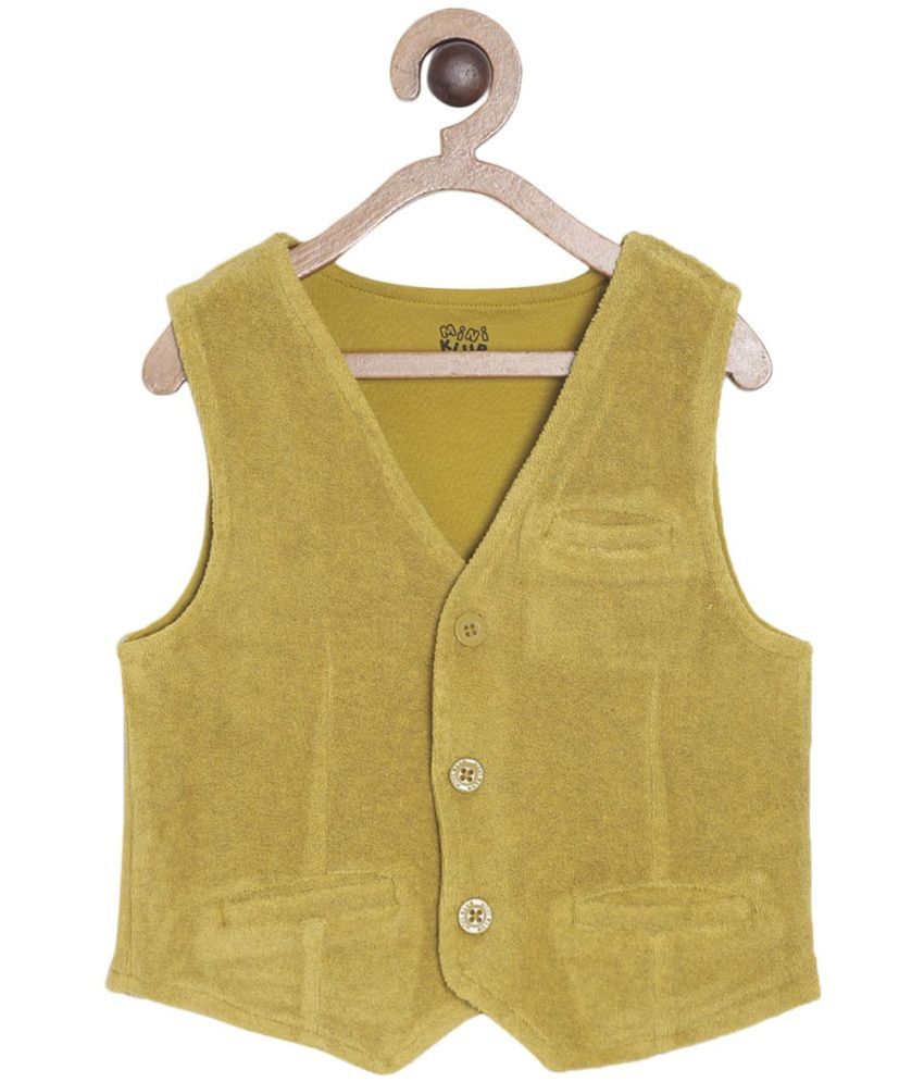     			MINIKLUB Kids Boys Yellow Waistcoat