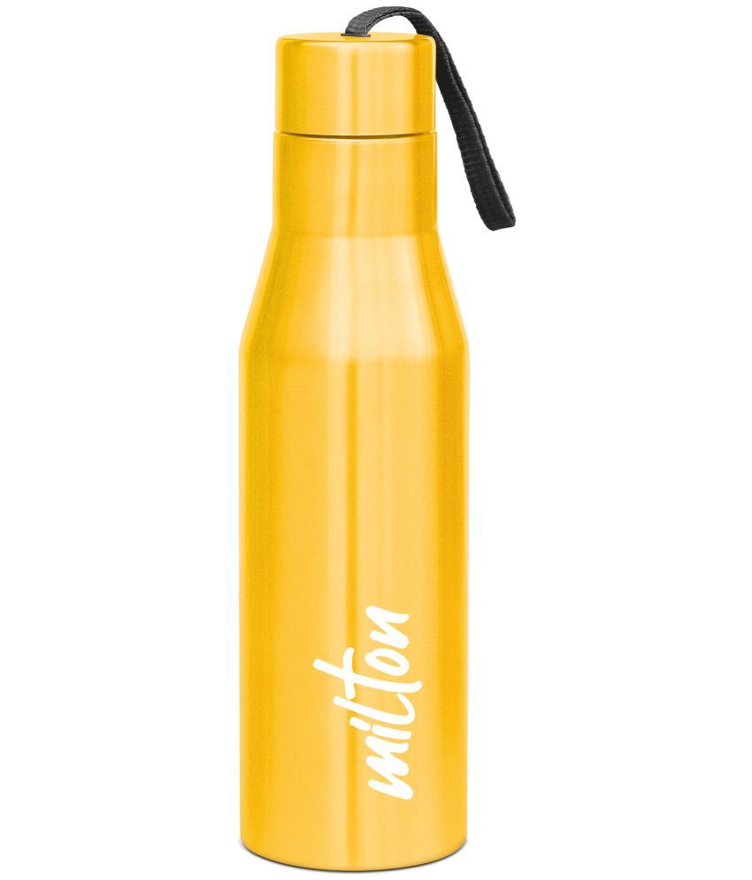     			Milton - SUPER 750,YELLOW Yellow Water Bottle 650 mL ( Set of 1 )