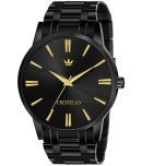 Crestello - Black Metal Analog Men's Watch