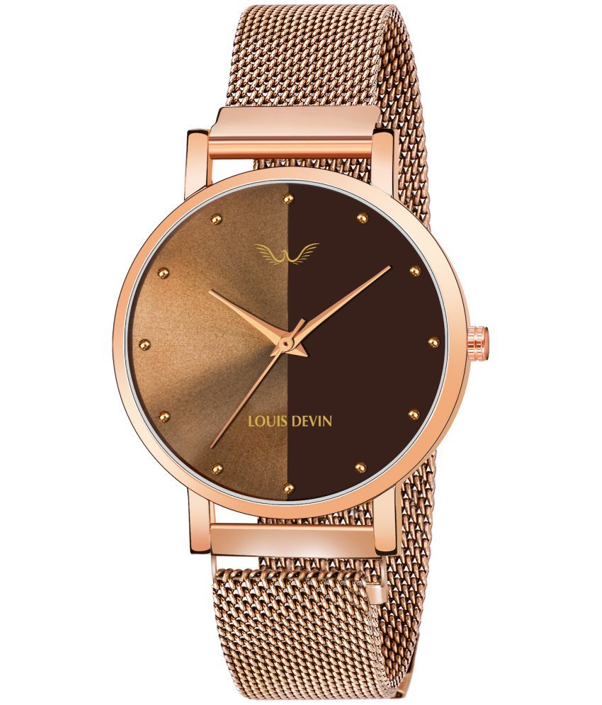     			LOUIS DEVIN - Rose Gold Metal Analog Womens Watch