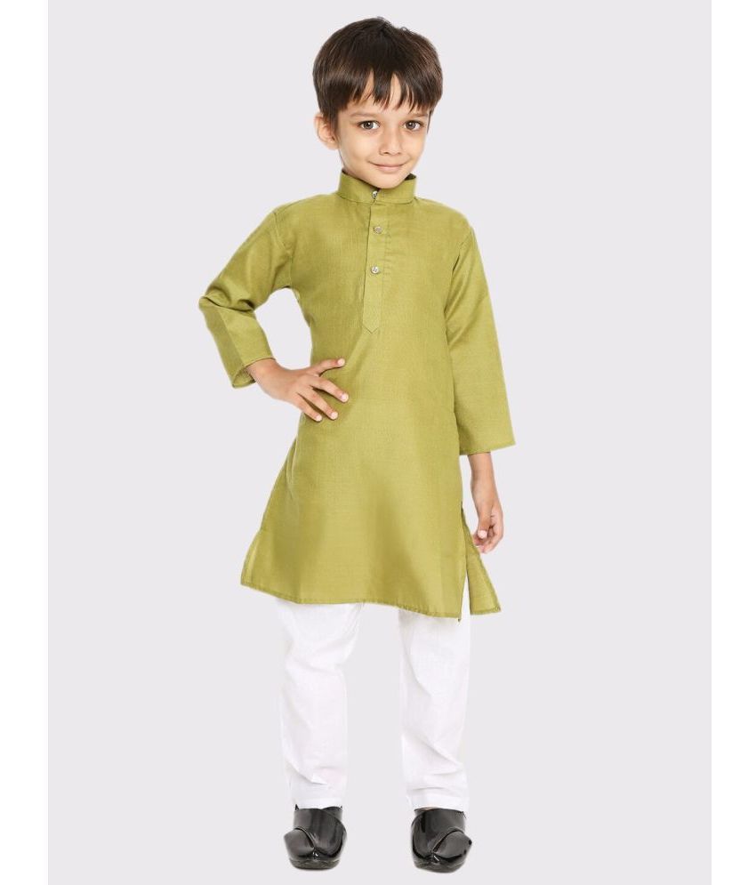     			Maharaja Pack of 1 Boys Cotton Blend ( Olive Green )