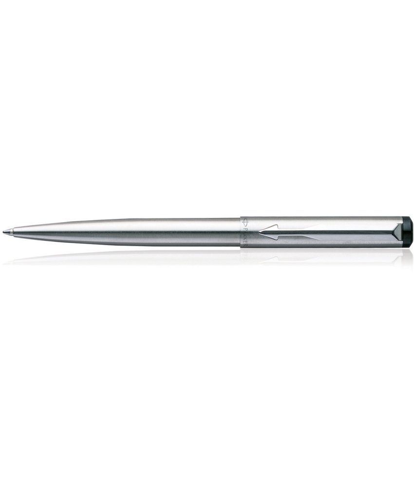     			Parker Vector Stainless Steel CT Fountain Pen, Pack Of 3