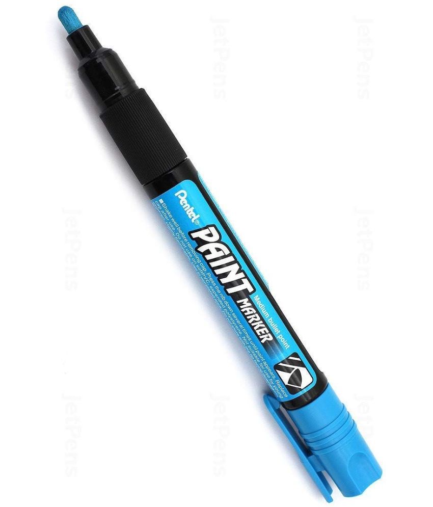     			Pentel Cellulose Paint Marker - Medium Bullet Tip - MMP20 - [Pack of 3] - Sky Blue