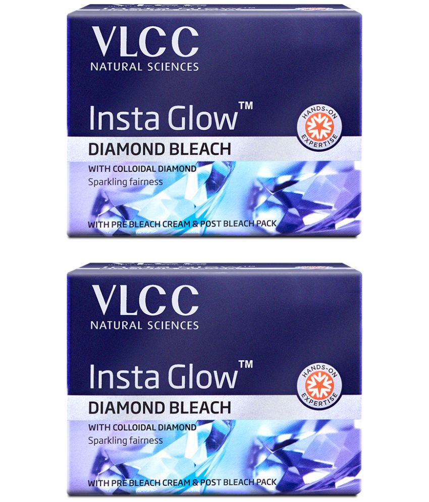     			VLCC Insta Glow Diamond Bleach, 402 g (Pack of 2)