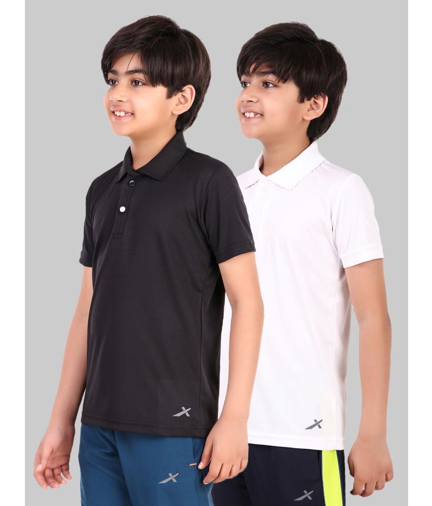     			Vector X - Multi Color Polyester Boy's Polo T-Shirt ( Pack of 2 )