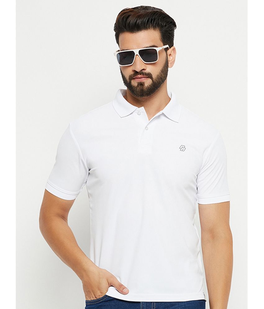     			renuovo - White Cotton Blend Regular Fit Men's Polo T Shirt ( Pack of 1 )