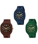 Hala - Multicolor Silicon Analog Men's Watch