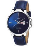 LOUIS DEVIN - Blue Leather Analog Men's Watch