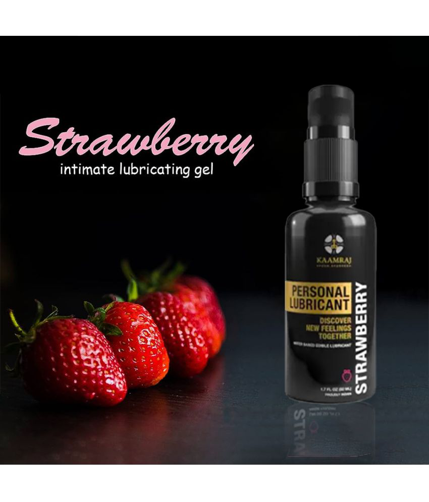    			Kaamraj Strawberry Water-based Lubricant- 50 ML