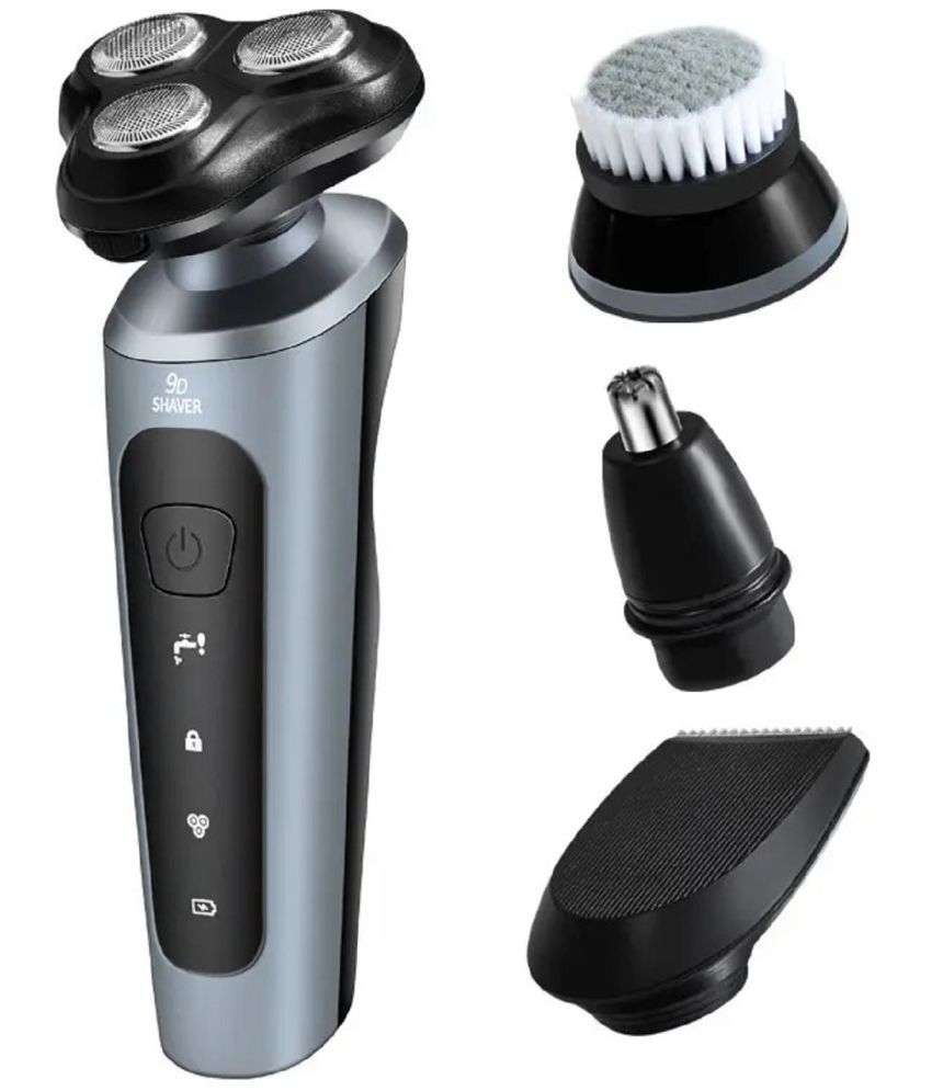     			Life Like - 4 IN 1 Grey Cordless Beard Trimmer With 120 minutes Runtime