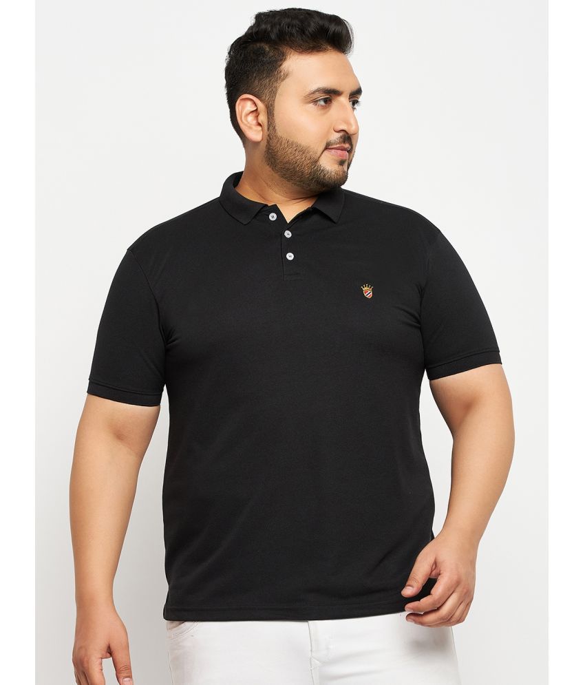     			RELANE - Black Cotton Blend Regular Fit Men's Polo T Shirt ( Pack of 1 )