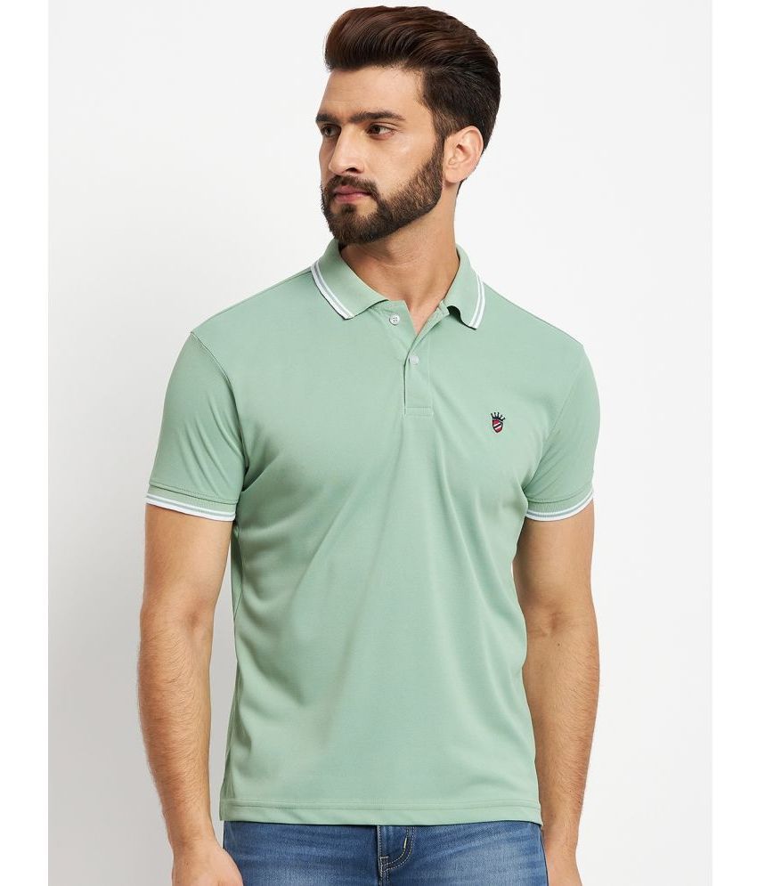     			RELANE - Mint Green Cotton Blend Regular Fit Men's Polo T Shirt ( Pack of 1 )
