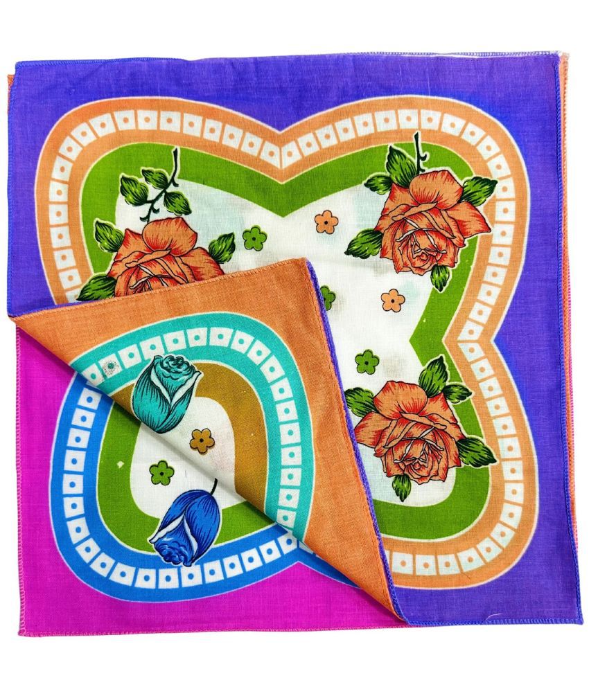     			Royal Mart Premium Cotton Handkerchiefs - Colorful Prints for Women/Girls (Pack of 12, Multicolor. Designs Will Vary as per Availability