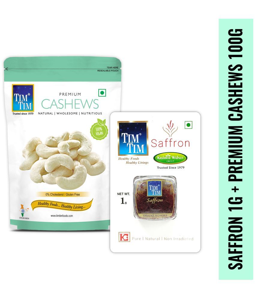     			Saffron 1G + Premium Cashews 200G