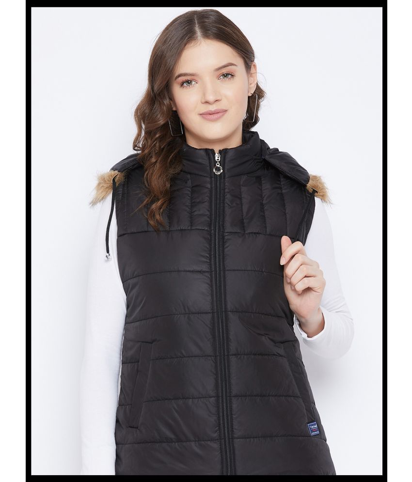     			VERO AMORE - Polyester Black Parka Jackets