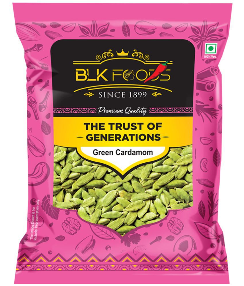     			BLK FOODS _Select Green Cardamom Whole (Choti Elaichi Sabut) 250g 250 gm