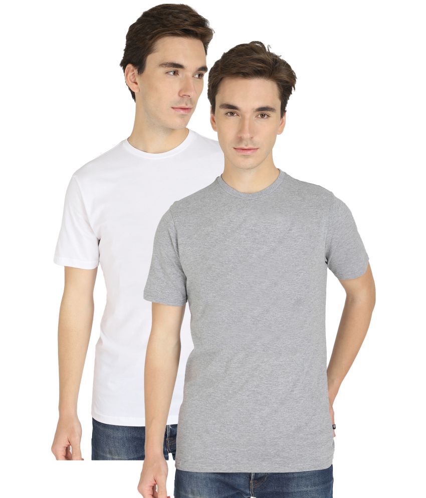     			Proteens - Multicolor Cotton Regular Fit Men's T-Shirt ( Pack of 2 )