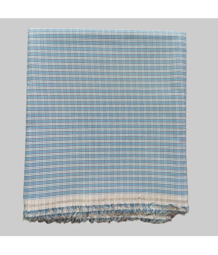     			Raymond - Light Blue Polyester Blend Men's Unstitched Shirt Piece ( Pack of 1 )