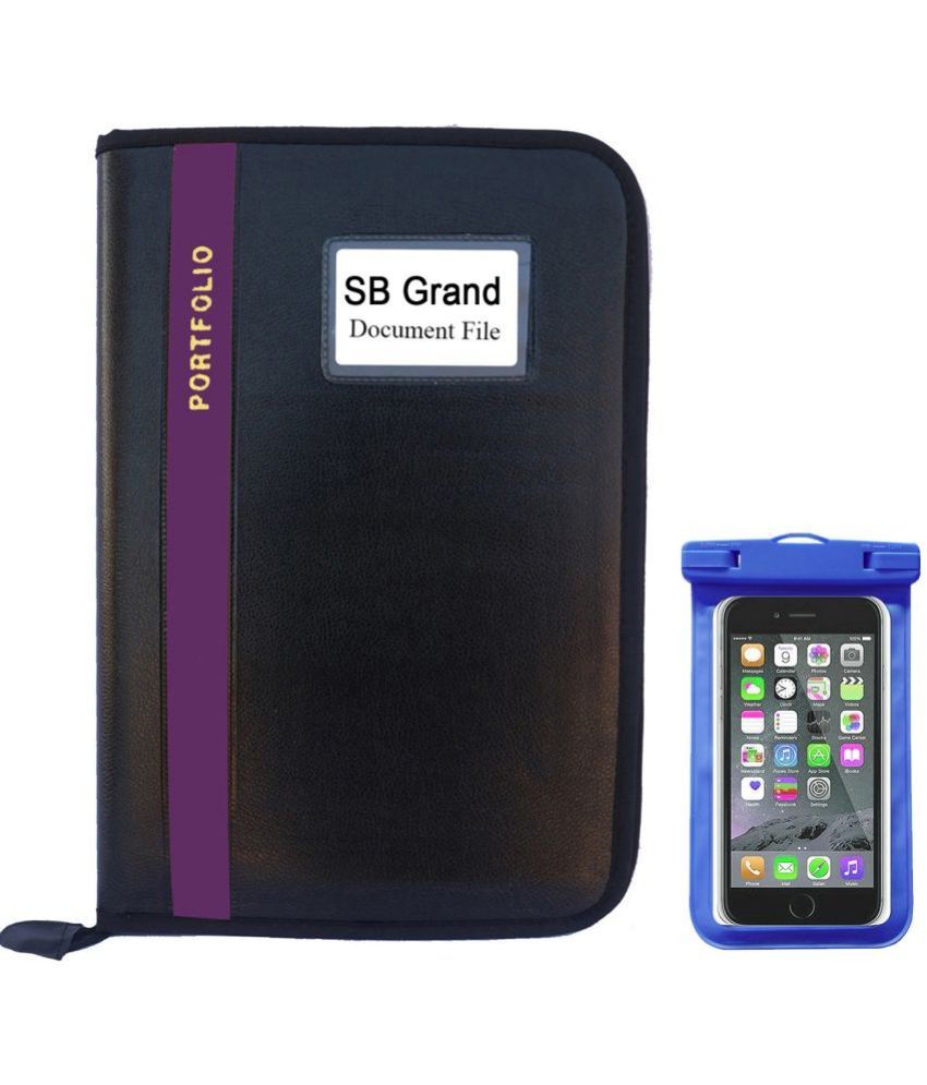     			Sb Grand - Purple Document Bag ( Pack of 2 )