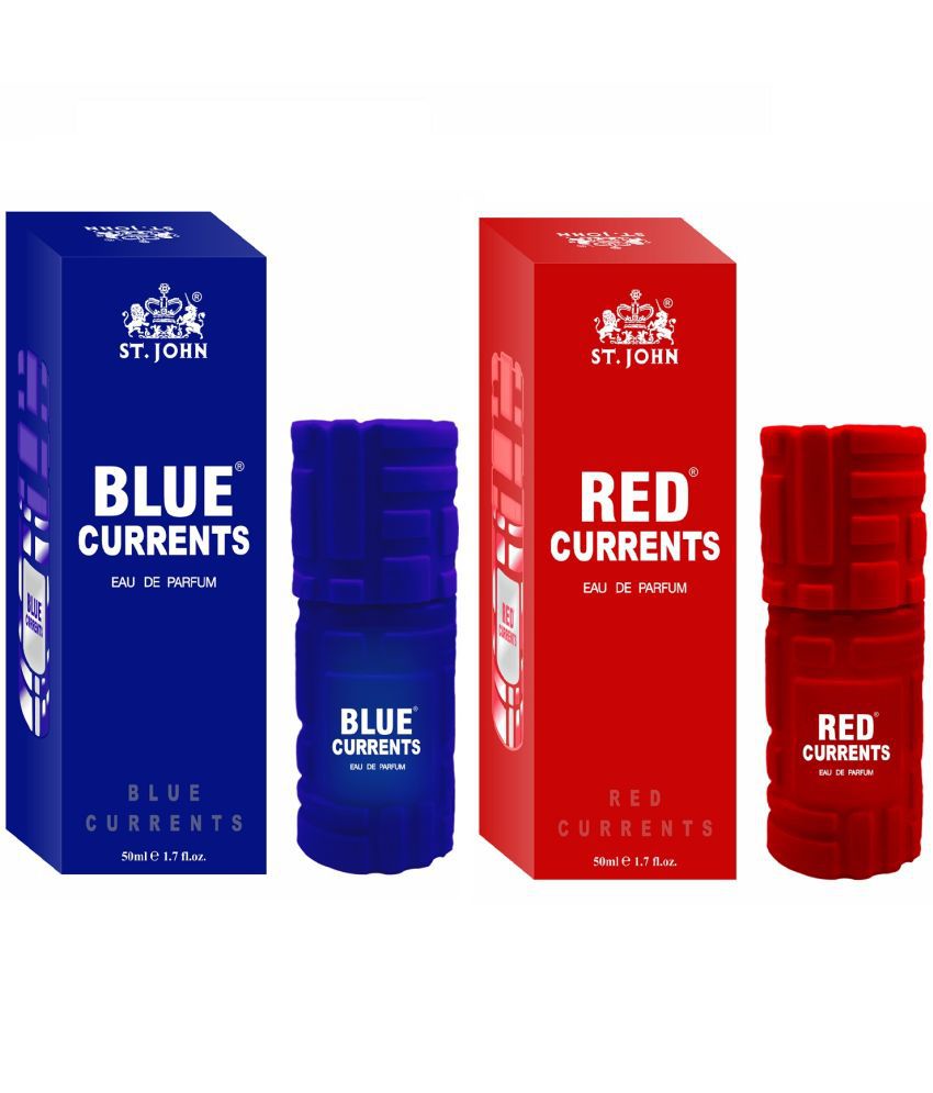     			St. John - Red Current 50ml & Blue Current 50ml Best Eau De Parfum (EDP) For Men,Women 2 ( Pack of 2 )
