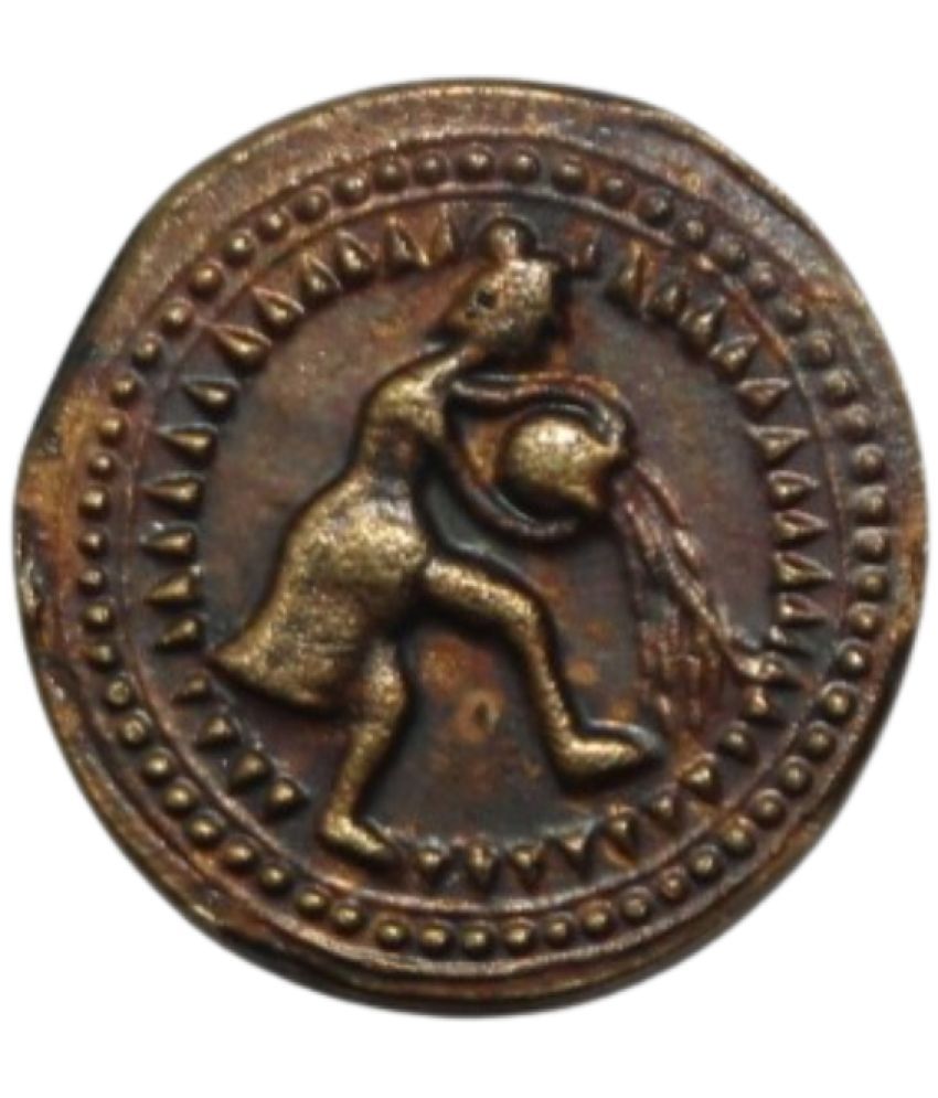     			newWay - Ancient Period Zodiac/Rashi Symbol Collectible Old and Rare Copper 1 Coin Numismatic Coins