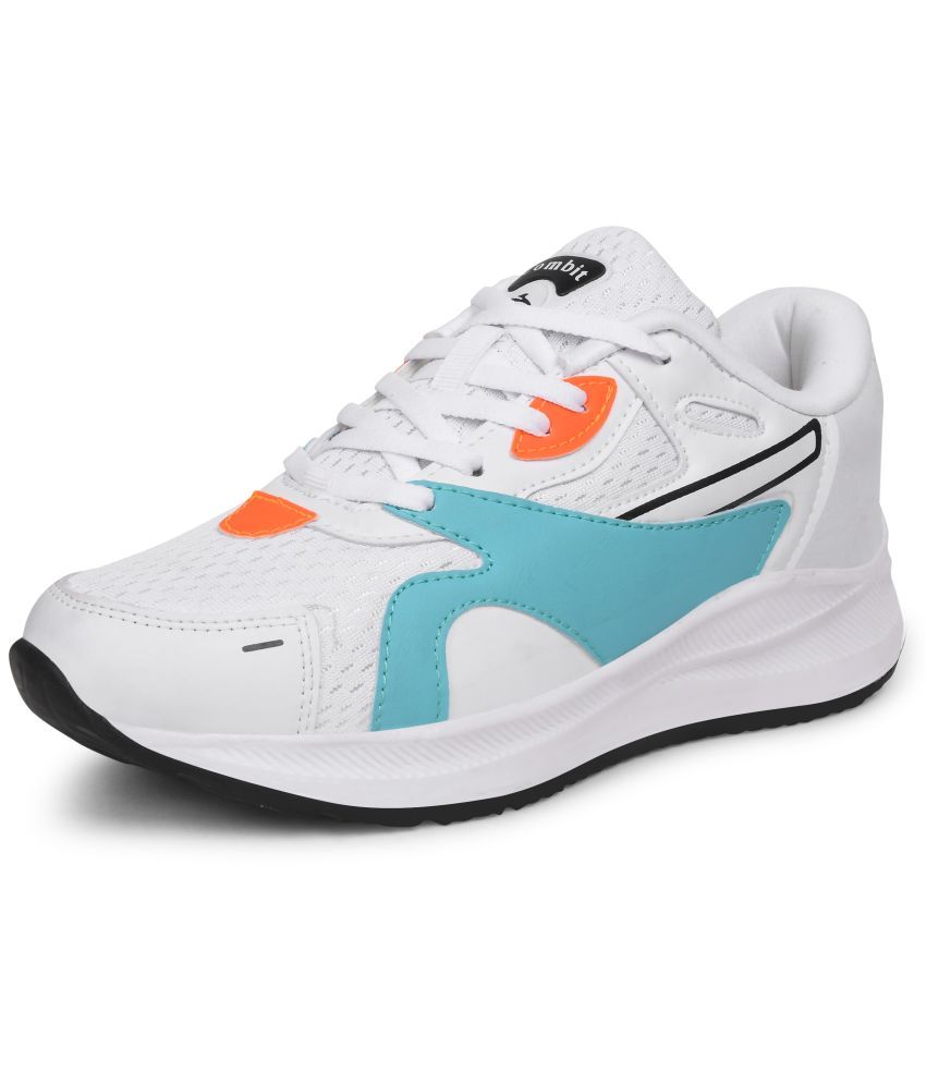     			Combit - PUNCH-09_WHITE-ORNG White Men's Sports Running Shoes