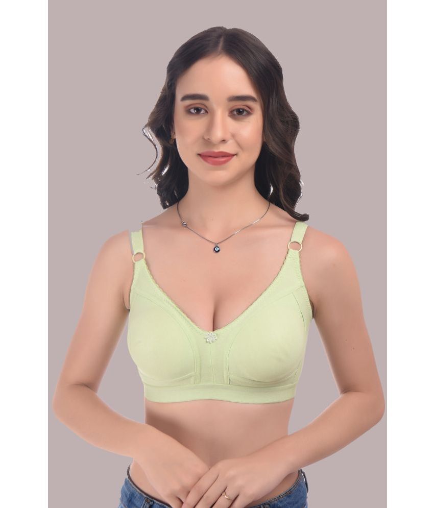     			Elina - Mint Green Cotton Non Padded Women's Everyday Bra ( Pack of 1 )